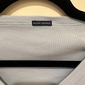 Baby blue brandy Melville button up